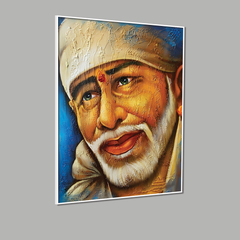 Shirdi  Sai Baba Om Sai Ram Decorative Wall Painting