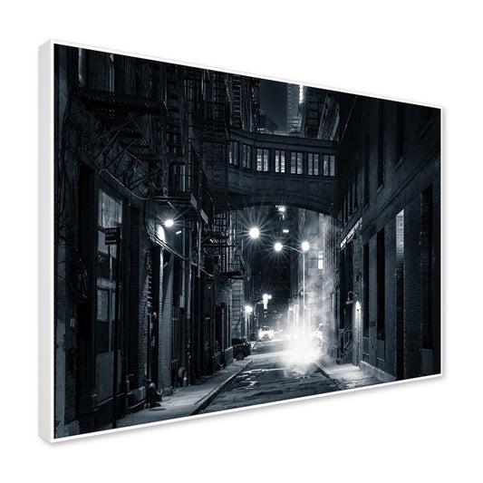 Smokey Street of New York City Framed Wall Art