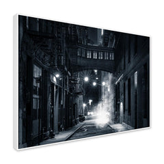 Smokey Street of New York City Framed Wall Art