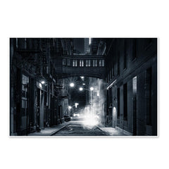 Smokey Street of New York City Framed Wall Art