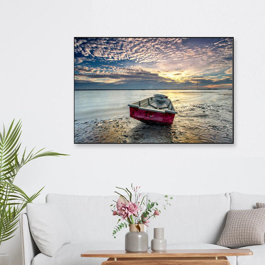 Scenic Lake View Framed Wall Art