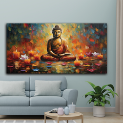 Buddha in Landscape Canvas Art – Enlighten Your Space