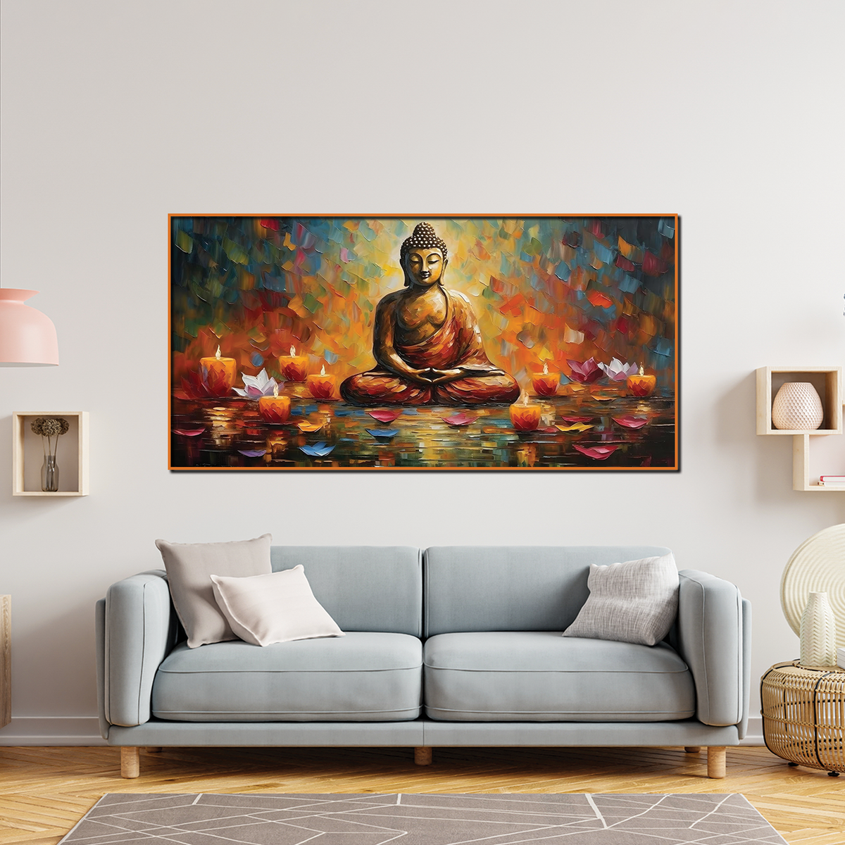 Buddha in Landscape Canvas Art – Enlighten Your Space