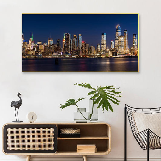 Beautiful City Lights Framed Canvas Wall Paintings/Wall Art