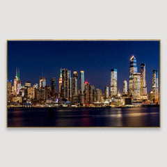 Beautiful City Lights Framed Canvas Wall Paintings/Wall Art