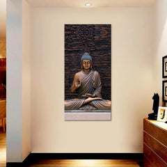 Meditating Buddha Canvas Wall Painting Clearance Sale