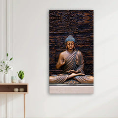 Meditating Buddha Canvas Wall Painting Clearance Sale