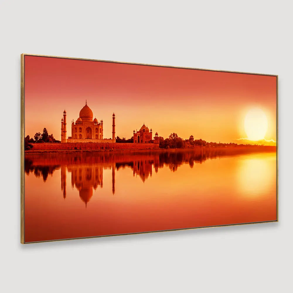"Taj Mahal- The Seven Wonder" Framed Wall Art