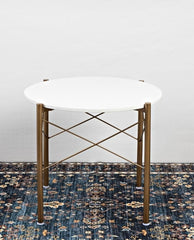 Premium White Marble Round Shape Center Table