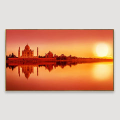 "Taj Mahal- The Seven Wonder" Framed Wall Art