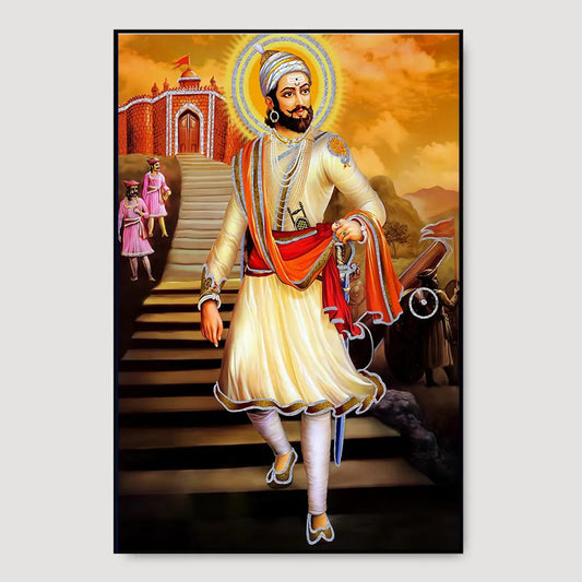 Illustrious Shivaji Framed Wall Art