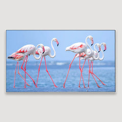 Tropical Flamingo Framed Wall Art