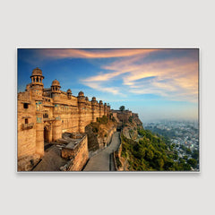 Magnificent Mughal Architecture Framed Wall Art