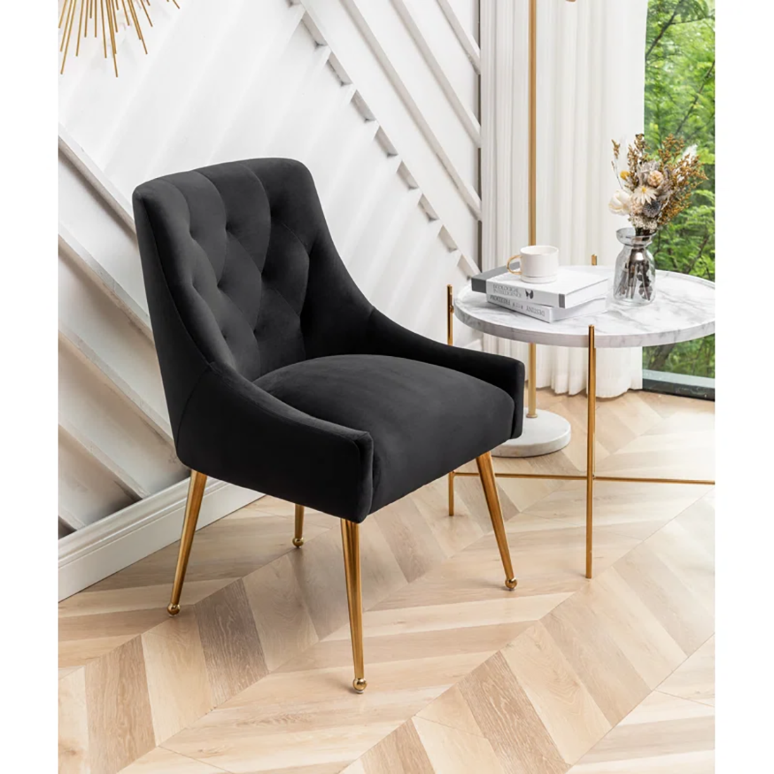 Black Asul Accent Chair