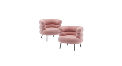 Pink Clive Accent Chair