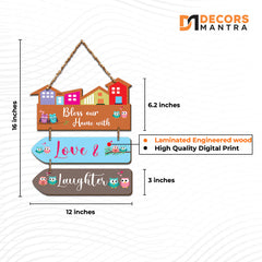 Wooden Mandir Temple , Deer LED Light & Home Wall Art Combo Offer