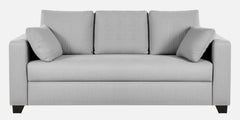 Luxury Fabric 3 Seater Sofa in Light Grey Colour