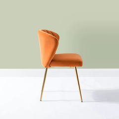 Orange Chimene Accent Chair