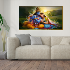 Divine Radha Krishna Wall Art – Eternal Love Collection