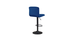 Blue Color Neo Swiel Adjustable Bar Stool