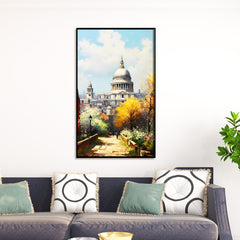 St Pauls Cathedral in Autumn by Vintage London