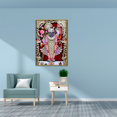 Premium Shreenath Ji Maharaj Acrylic Wall Art