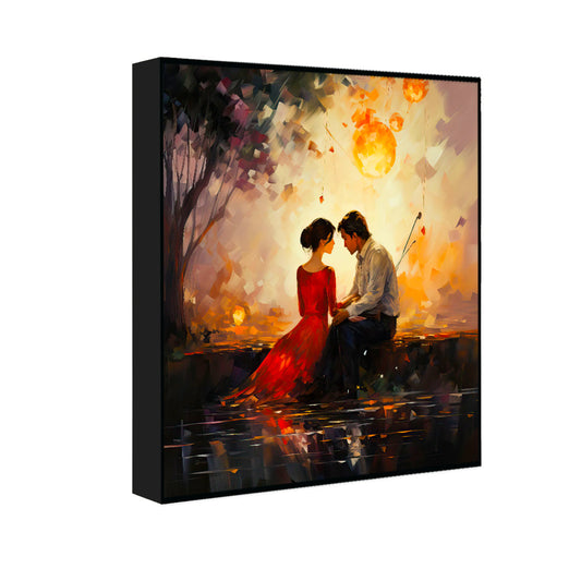 The Unconditional Love Between Friends Couple Love Canvas Wall Paintings & Arts