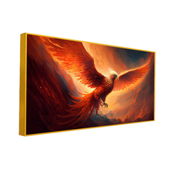 Fiery Phoenix Vaastu Canvas Wall Paintings for Home Décor