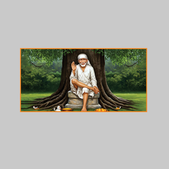 Sai Baba Blessings Canvas Wall Painting