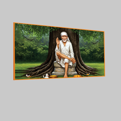 Sai Baba Blessings Canvas Wall Painting