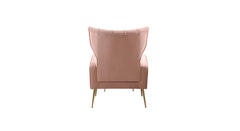 Pinkk Danney Accent Chair With Ottoman