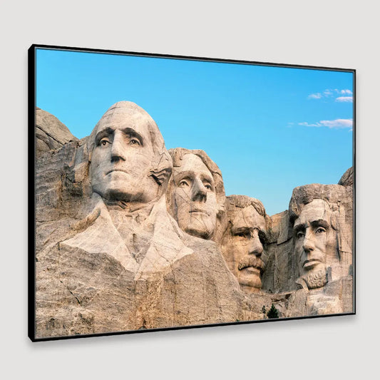 Mt. Rushmore Framed Wall Art, Beautiful Canvas Wall Paintings