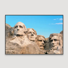 Mt. Rushmore Framed Wall Art, Beautiful Canvas Wall Paintings