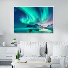 Magnificent Nothern Lights Framed Wall art