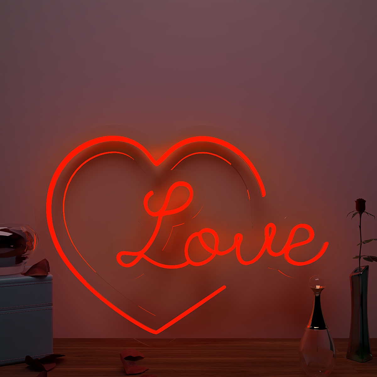 Love Heart Neon Light (Available in Multiple Colors)