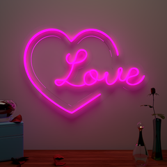 Love Heart Neon Light (Available in Multiple Colors)