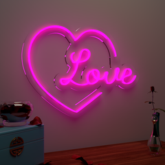 Love Heart Neon Light (Available in Multiple Colors)