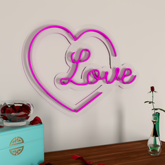 Love Heart Neon Light (Available in Multiple Colors)