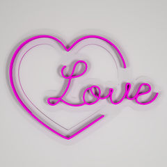 Love Heart Neon Light (Available in Multiple Colors)