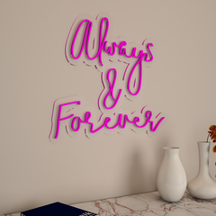 Always & Forever Neon Light (Available in Multiple Colors)