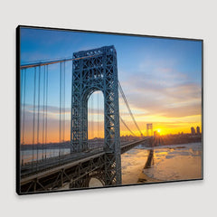 George Washington Bridge Framed Wall Art