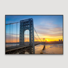 George Washington Bridge Framed Wall Art