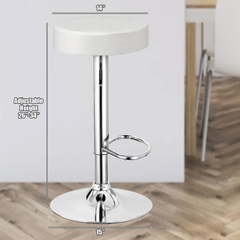 White  Linon Bar Stool