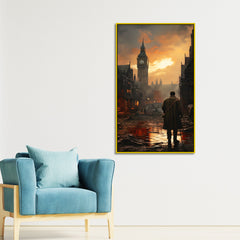 Big Ben in WW1 by Vintage London