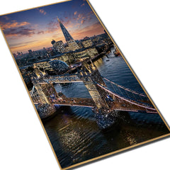 Modern London Cityscape Canvas - Premium Acrylic Painting