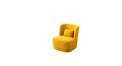 Yellow Deeda Barrel Chair