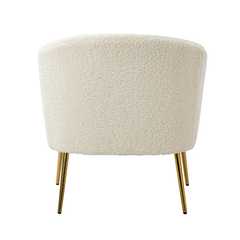 White Herrin Accent Chair