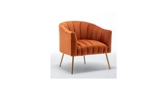 Orange Jella Accent Chair