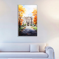 Buckingham Palace in Autumn by Vintage London