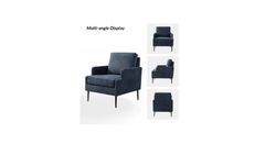 Blue Damone Accent Chair